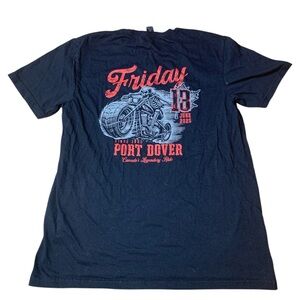 Port Dover Friday the 13th Motorcycle T-Shirt June 2025 Biker Graphic - M